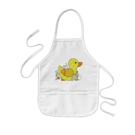 Mäuse nähen Ente Kinder Schort (Voorkant)