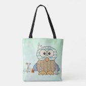 Mäuse nähen Eule Tote Bag (Achterkant)