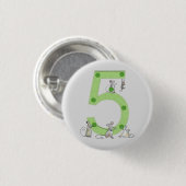 Mäuse nähen Fünf Ronde Button 3,2 Cm (Voorkant /achterkant)