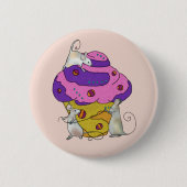 Mäuse nähen Muffin Ronde Button 5,7 Cm (Voorkant)