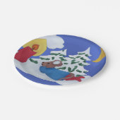 Mäuseweihnachten Papieren Bordje (Gekanteld)