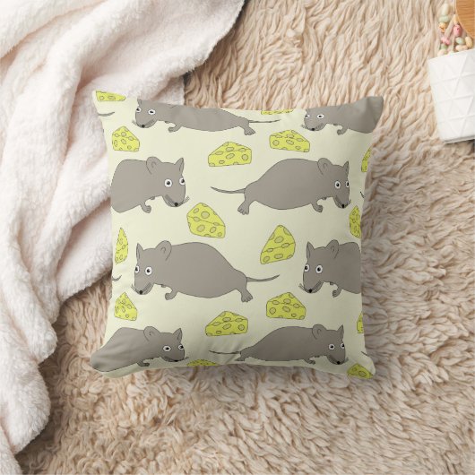 Mausmuster mit Käse Kussen (Deken)