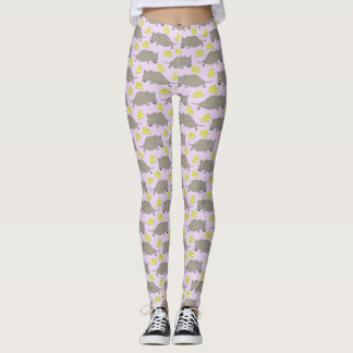 Mausmuster rosa leggings
