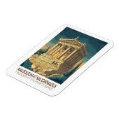 Mausoleum at Halicarnassus 7 Wonders of the World Magneet (Linkerzijde)