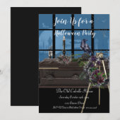 Mausoleum Halloween Party, Kaart (Voorkant / Achterkant)