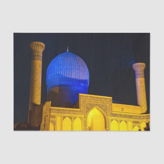 Mausoleum of Amir Timur - Samarkand, Uzbekistan Tissuepapier (Voorkant)