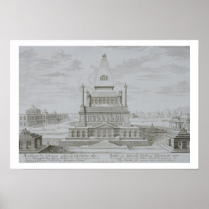 Mausoleum of Halicarnassus, Bodrum, Turkey, from ' Poster
