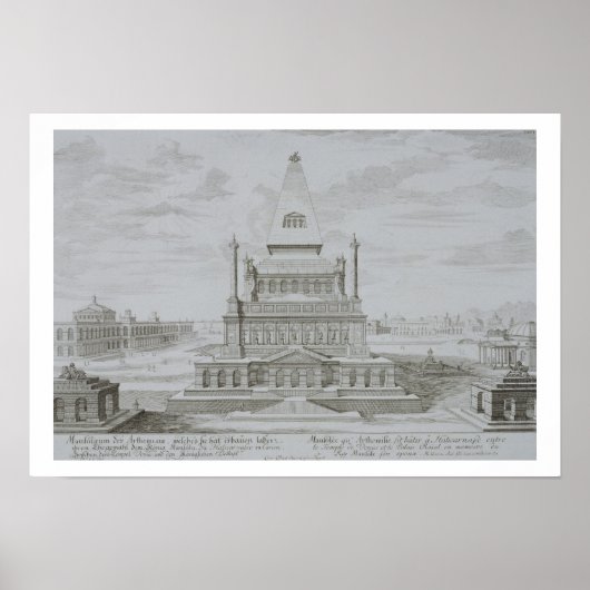 Mausoleum of Halicarnassus, Bodrum, Turkey, from ' Poster (Voorkant)