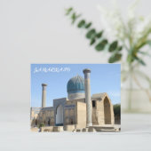 Mausoleum of Timur in Samarkand, Oezbekistan Briefkaart (Staand voorkant)