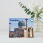 Mausoleum van Amir Timur - Samarkand, Oezbekistan Briefkaart (Staand voorkant)
