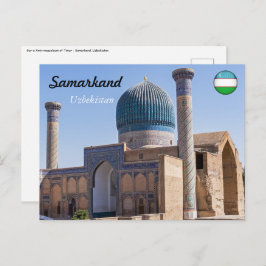 Mausoleum van Amir Timur - Samarkand, Oezbekistan Briefkaart