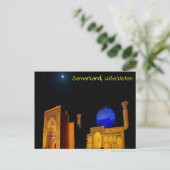 Mausoleum van Amir Timur - Samarkand, Oezbekistan Briefkaart (Staand voorkant)