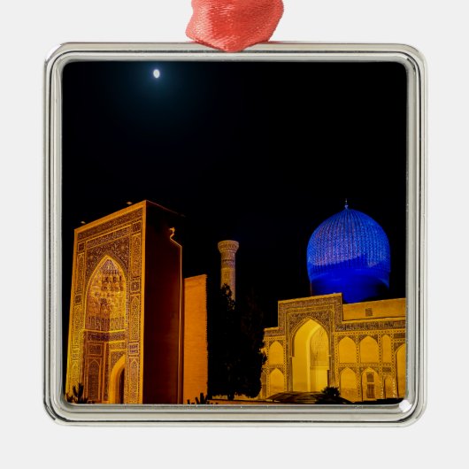 Mausoleum van Amir Timur - Samarkand, Oezbekistan Metalen Ornament (Voorkant)