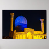 Mausoleum van Amir Timur - Samarkand, Oezbekistan Poster (Voorkant)