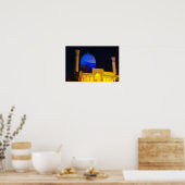 Mausoleum van Amir Timur - Samarkand, Oezbekistan Poster (Keuken)