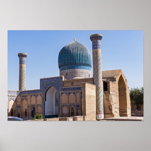 Mausoleum van Amir Timur - Samarkand, Oezbekistan Poster (Voorkant)