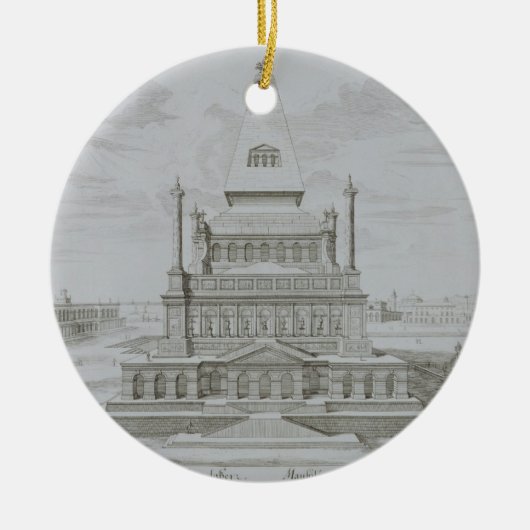 Mausoleum van Halicarnassus, Bodrum, Turkije, uit Keramisch Ornament (Voorkant)