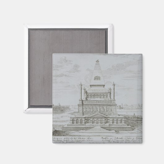 Mausoleum van Halicarnassus, Bodrum, Turkije, uit Magneet (Voorkant / Achterkant)