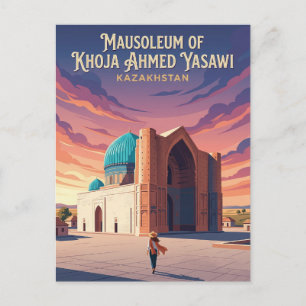 Mausoleum van Khoja Ahmed Yasawi Kazachstan Briefkaart
