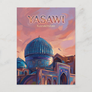 Mausoleum van Khoja Ahmed Yasawi Kazachstan Briefkaart