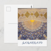 Mausoleum van Timur in Samarkand, Oezbekistan Briefkaart (Voorkant / Achterkant)