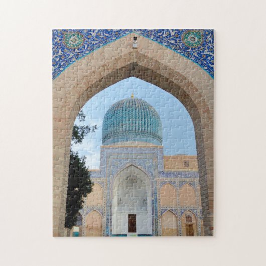 Mausoleum van Timur in Samarkand, Oezbekistan Legpuzzel (Verticaal)