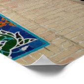 Mausoleum van Timur in Samarkand, Oezbekistan Poster (Hoek)