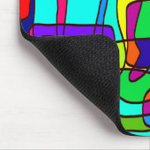 Mauspad mit bunter Zeichnung Muismat (Hoek)