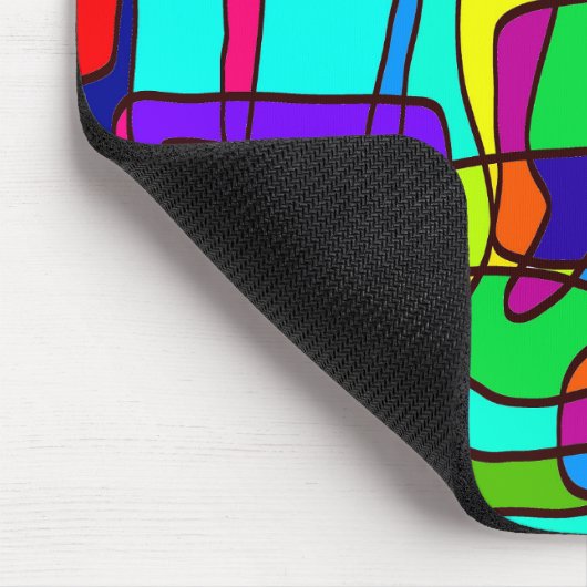 Mauspad mit bunter Zeichnung Muismat (Hoek)