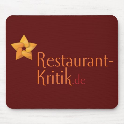 Mauspad von Restaurant-Kritik.de Muismat (Voorkant)