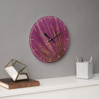 Mauve 10.75 ronde wandklok