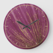 Mauve 10.75 ronde wandklok (Voorkant)
