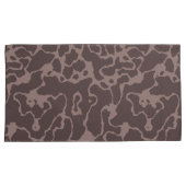 Mauve Abstract Kussensloop (Voorkant-Rechts)