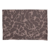 Mauve Abstract Kussensloop (Voorkant-Links)