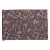 Mauve Abstract Kussensloop (Voorkant-Rechts)