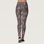 Mauve Abstract Leggings (Achterkant)