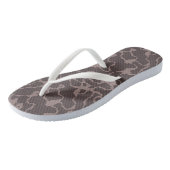 Mauve Abstract Teenslippers (Schuin)