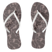 Mauve Abstract Teenslippers (Voetbed)