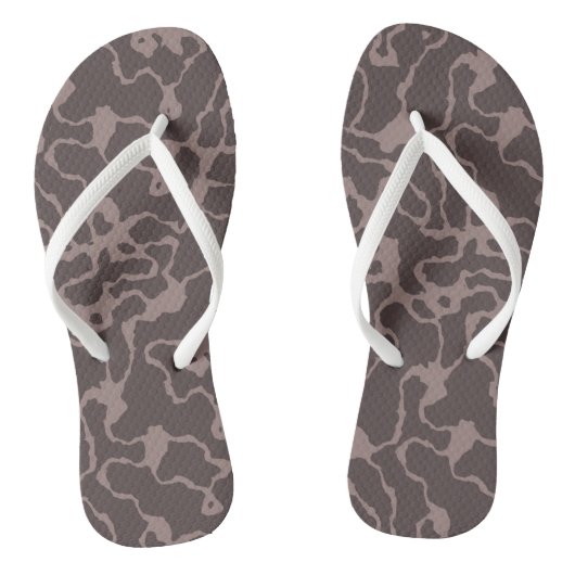 Mauve Abstract Teenslippers (Voetbed)