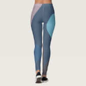 Mauve and blue graphic II Leggings (Achterkant)