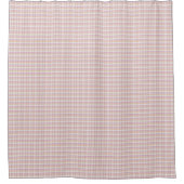 Mauve and Gold Pastel Check Curtain Douchegordijn (Voorkant)