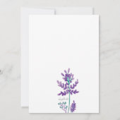 Mauve Bachelorette Party Invitation Kaart (Achterkant)