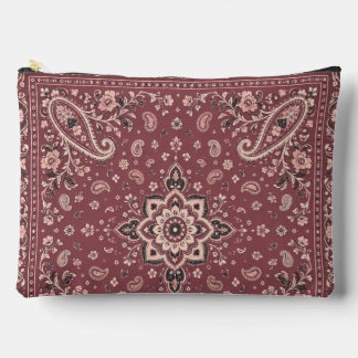 Mauve Bandana Paisley Grote Ritszak Etui