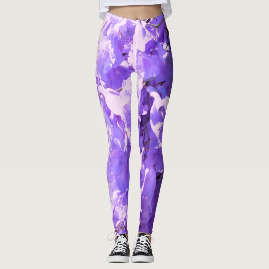 Mauve Bell Leggings (Voorkant)