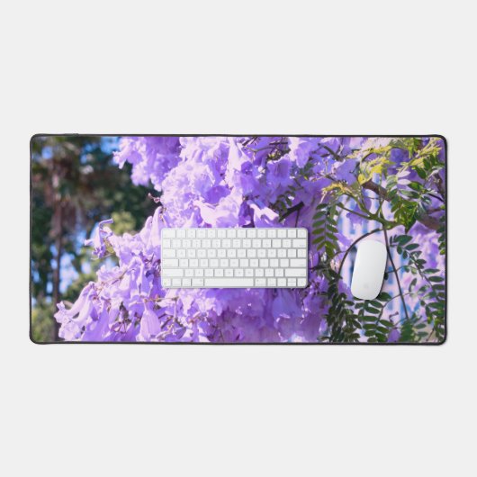 Mauve Bell Tree Bureaumat (Keyboard & Muis)
