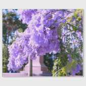 Mauve Bell Tree Cadeaupapier (Vlak)