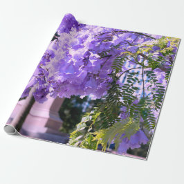 Mauve Bell Tree Cadeaupapier