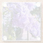 Mauve Bell Tree Glass Onderzetter (Achterkant)