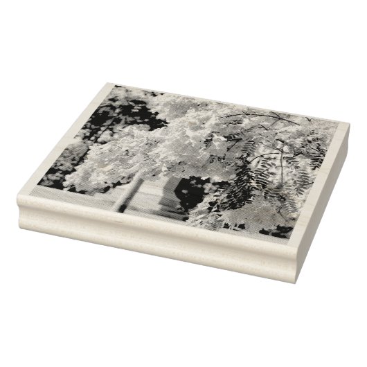 Mauve Bell Tree Rubberstempel (Stempel)