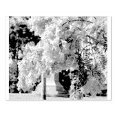 Mauve Bell Tree Rubberstempel (Afrduk)